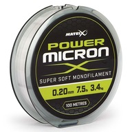 Náväzcový vlasec Monofilament Matrix Power Micron Super Soft 0,20 mm 100 m