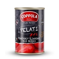 Włoskie pomidory Pelati w puszce bez glutenu bez BPA wegan 400g Coppola