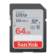 SANDISK 64GB SD SDXC Class 10 ULTRA +120MB/s UHS-1