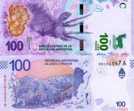 # ARGENTÍNA - 100 PESOS - 2018 - P-363A - UNC szarvas