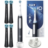 Magnetická zubná kefka Oral-B iO 3 čierna matná + Špička Oral-B iO Ultimate Clean čierna 4 kusy