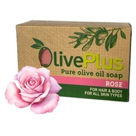 TISZTA GÖRÖG OLÍVAOLAJBÓL KÉSZÜLT HAJ- ÉS TESTÁPOLÓ SZAPPAN RÓZSA ILLATTAL