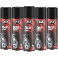 Zmywacz do łańcuchów czyszczenia smaru K2 Chain Cleaner 500ml 5szt zestaw