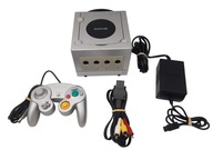 KONSOLA NINTENDO GAMECUBE DOL-001 PAL SILVER + ORYGINALNE AKCESORIA