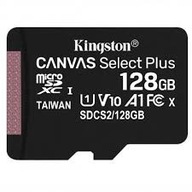 Kingston Karta pamięci microSD 128GB CanvasSelect+