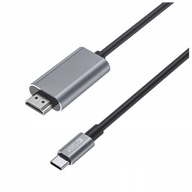 KÁBEL ADAPTÉR TYPE-C USB-C NA HDMI 4K 60HZ 2M