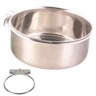 TRIXIE Miska-karmnik metalowa przykręcana dla ptaków 900ml (14cm)