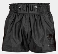 Klasické šortky Venum Muay Thai Black/Blac