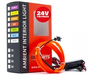 LED vlákno Neon červené 2m 24V TIR BUS