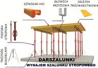 Szalunek Stropowy Wynajem Dzierżawa Wypożyczalnia Stemple Budowlane