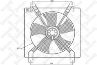 Stellox 29-99255-SX Ventilátor, chladenie motora