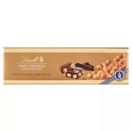 LINDT SWISS GOLD PREMIUM CZEKOLADA DESEROWA ORZECH LASKOWY 300G