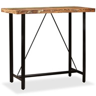 Barový stôl z masívneho recyklovaného dreva 120x60x107 cm