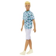 DWK44 lalka Ken Barbie chłopak blondyn niebieski