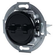 LOFT RETRO SCHODOVÝ DVOJITÝ VYPÍNAČ JLM BEZ RÁMČEKOV