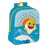 Školský batoh Baby Shark 3D Modrá 22 x 27 x 1