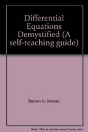 Differential Equations Demystified Krantz Steven