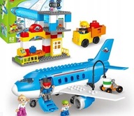 Klocki duży samolot, lotnisko, komp. z Lego DUPLO