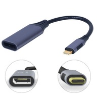 PRZEJŚCIÓWKA USB-C DisplayPort KABEL ADAPTER HUB USB TYP C DO DP HD 4K