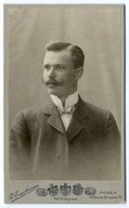 fotografia Józef Engelmann Poznań 1903 Portret