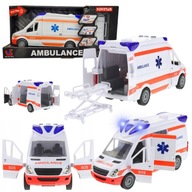 Interaktívna AMBULANCIA Ambulancia Rozkladacie nosidlá POHON SVETLA ZVUKY