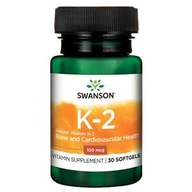 Witamina K-2 K2 MK-7 Naturalna 100mcg 30 kap PROMOCJA