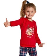 Piżama świąteczna dziewczęca Cornette 594/130 Reindeer r. 98/104 renifer