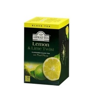 Ahmad Tea Lemon Lime Twist czarna herbata z dodatkiem cytryny 20 saszetek