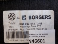 VW PASSAT B8 plato rear part rear 3G5863413