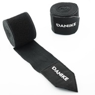 Bandaże bokserskie Daniken 5 m owijki taśmy elastyczne czarne