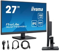 Monitor iiyama XU2792HSU-B6 27" IPS LED 100Hz 0,4ms HDMI DisplayPort hubUSB