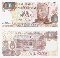 Argentyna 1976-1983 ND - 1000 Pesos Pick 304 UNC