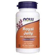 NOW Materská kašička Royal Jelly 1500mg 60 kaps Imunita