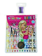 Pastelky v drevenej väzbe 12 farieb Potlač Barbie Bambino