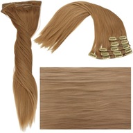 Włosy Syntetyczne Doczepiane BLOND Clip In 60 CM