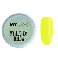 MYLAQ Pyłek do paznokci My Fluo Joy Yellow