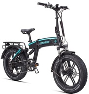 Rower elektryczny składany fatbike Jobobike EDDY PRO koła 20" cali czarny