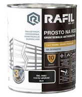 RAFIL PRIAMO NA HRDZU MAT RAL9005 ČIERNY 0,75L