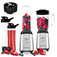 BLENDER KIELICHOWY MIKSER do koktajli ZEEGMA 1050W 1L POWŁOKA TYTANOWA