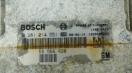 computer control unit of the engine SAAB 9-3 II YS3F 1.9 TID 0281014551 55566420
