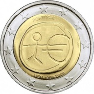 2 euro 2009 10. výročie zavedenia systému euro (Portugalsko) Mincovňa (UNC)
