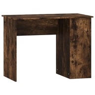 vidaXL Písací stôl, dymový dub, 100x55x75 cm, materiál na báze dreva