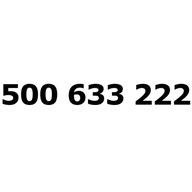 500 633 222 T-MOBILE ZŁOTY NUMER TELEFONU STARTER NA KARTĘ SIM NR TMOBILE