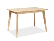 Rozkladací stôl BRANDO dub 120-160x80cm SIG