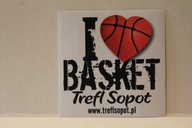 NAKLEJKA - BASKET TREFL SOPOT - AUTO - PAMIĄTKA