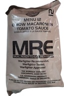 Vojenská potravinová dávka USA Army MRE 12 - cestoviny v paradajkovej omáčke