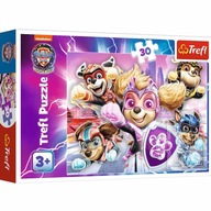 Puzzle Psi Patrol 30 elementów Psi Patrol Bohaterowie Miasta Trefl 18298