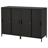 IKEA TROTTEN Skrinka s dverami antracit 160x110 cm