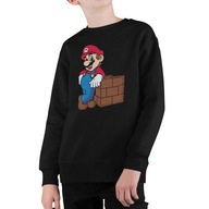 BLUZA DZIECIĘCA NADRUK - SUPER MARIO BROS 7+ 128