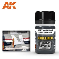 AK INTERACTIVE 2072 PANELINER FOR GREY AND BLUE CAMOUFLAGE 35ml